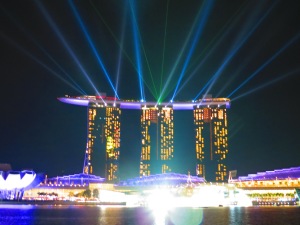 Marina Bay Sands Hotel Light Show